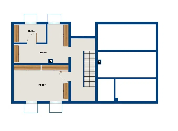 Grundriss KG Hinterhaus