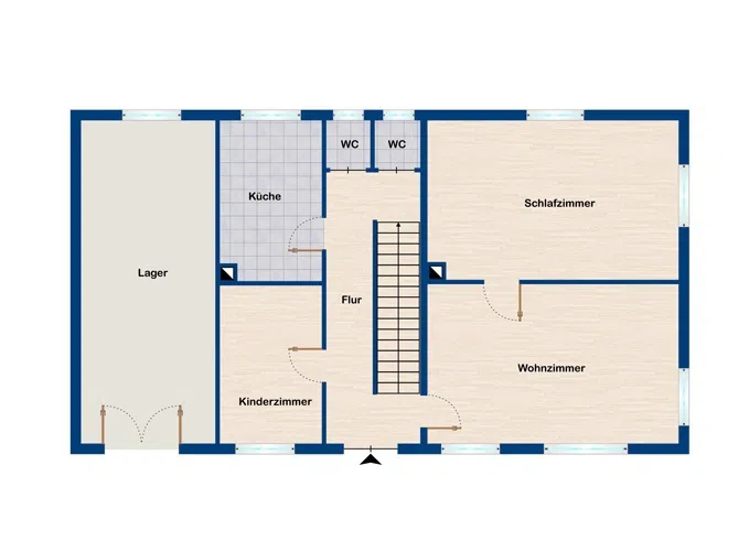 Grundriss EG Hinterhaus