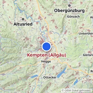 Kartenvorschau Kempten (Allgäu)