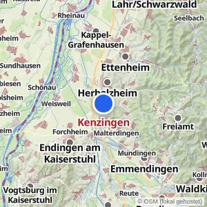 Kartenvorschau Kenzingen