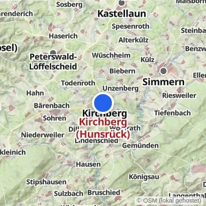 Kartenvorschau Kirchberg (Hunsrück)