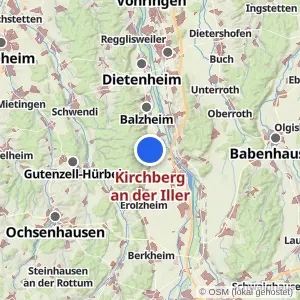 Kartenvorschau Kirchberg an der Iller