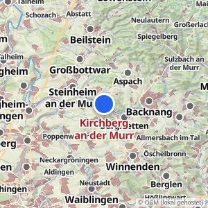 Kartenvorschau Kirchberg an der Murr