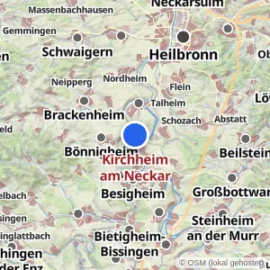 Kartenvorschau Kirchheim am Neckar