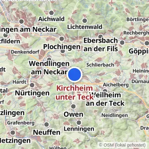 Kartenvorschau Kirchheim unter Teck