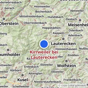 Kartenvorschau Kirrweiler bei Lauterecken