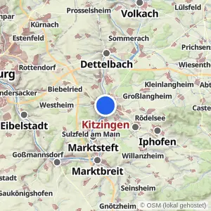Kartenvorschau Kitzingen