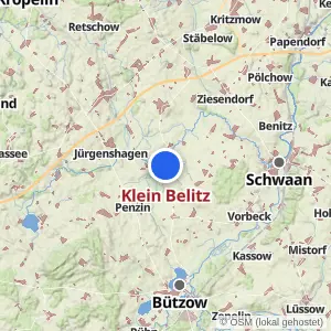 Kartenvorschau Klein Belitz