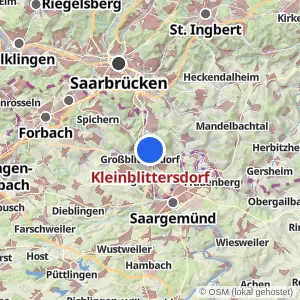 Kartenvorschau Kleinblittersdorf
