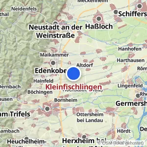 Kartenvorschau Kleinfischlingen