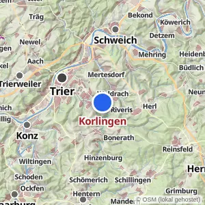 Kartenvorschau Korlingen