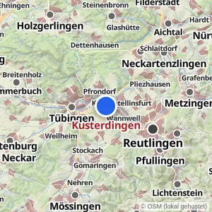 Kartenvorschau Kusterdingen
