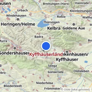 Kartenvorschau Kyffhäuserland