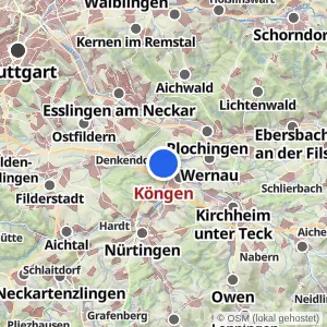 Kartenvorschau Köngen