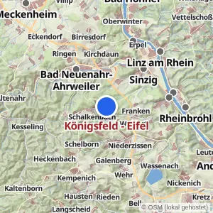Kartenvorschau Königsfeld - Eifel