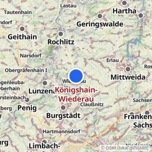 Kartenvorschau Königshain-Wiederau
