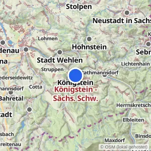 Kartenvorschau Königstein - Sächs. Schw.