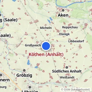 Kartenvorschau Köthen (Anhalt)
