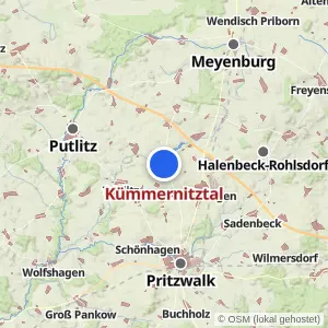 Kartenvorschau Kümmernitztal