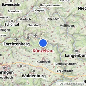 Kartenvorschau Künzelsau