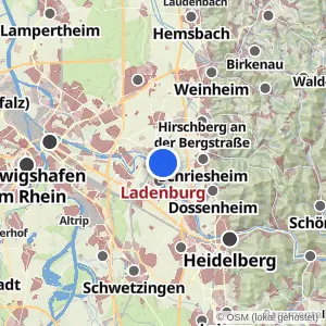 Kartenvorschau Ladenburg