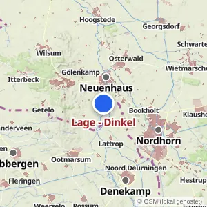 Kartenvorschau Lage - Dinkel