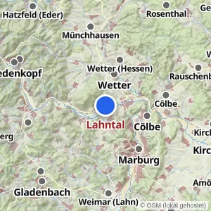 Kartenvorschau Lahntal