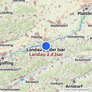 Kartenvorschau Landau a.d.Isar