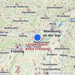Kartenvorschau Langenbach - Kreis Freising