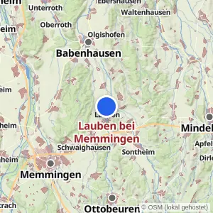 Kartenvorschau Lauben bei Memmingen