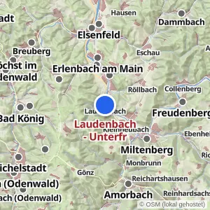 Kartenvorschau Laudenbach - Unterfr