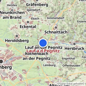 Kartenvorschau Lauf a.d.Pegnitz
