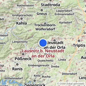 Kartenvorschau Lausnitz b. Neustadt an der Orla