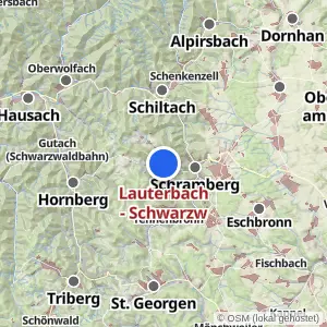 Kartenvorschau Lauterbach - Schwarzw