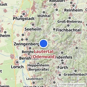 Kartenvorschau Lautertal (Odenwald)