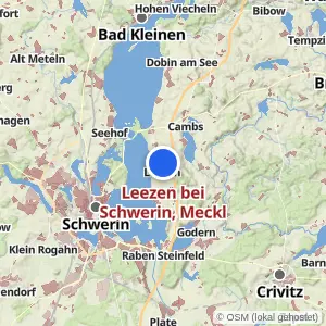 Kartenvorschau Leezen bei Schwerin, Meckl