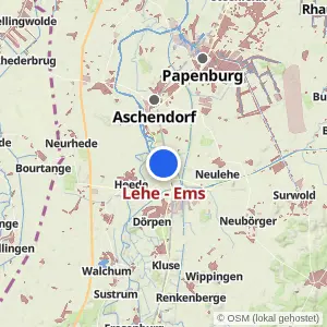 Kartenvorschau Lehe - Ems