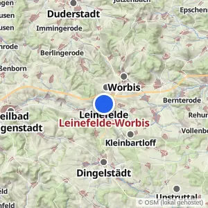 Kartenvorschau Leinefelde-Worbis
