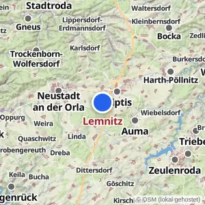 Kartenvorschau Lemnitz