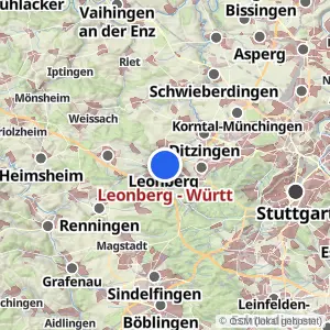 Kartenvorschau Leonberg - Württ