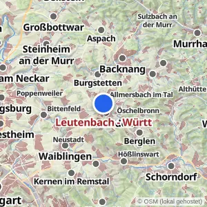 Kartenvorschau Leutenbach - Württ
