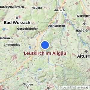 Kartenvorschau Leutkirch im Allgäu