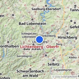 Kartenvorschau Lichtenberg - Oberfr