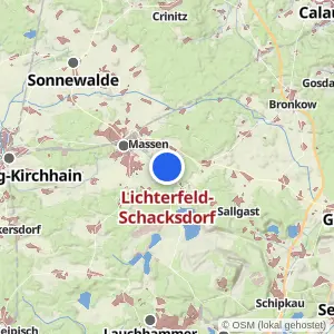 Kartenvorschau Lichterfeld-Schacksdorf