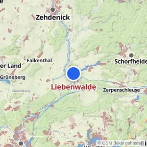 Kartenvorschau Liebenwalde