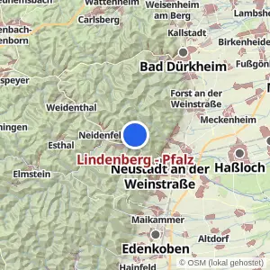 Kartenvorschau Lindenberg - Pfalz