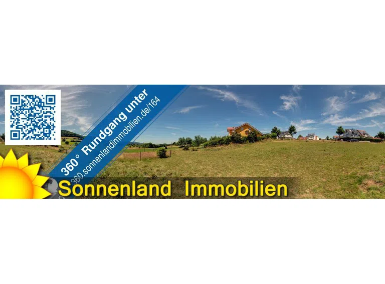 Panorama vom Grundstück