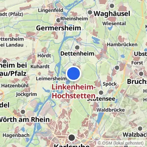 Kartenvorschau Linkenheim-Hochstetten