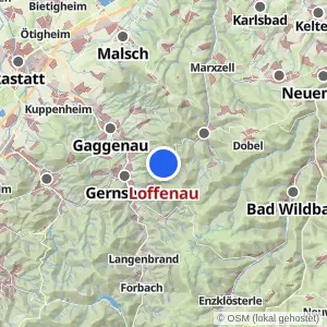 Kartenvorschau Loffenau
