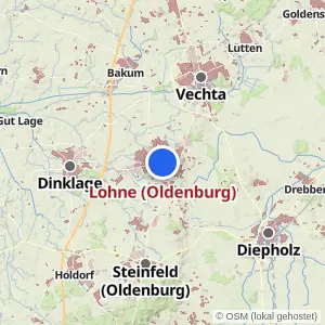 Kartenvorschau Lohne (Oldenburg)